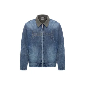 STK SMALL TOWN KID Denim Jacket Unisex Blue