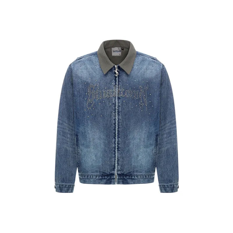 STK SMALL TOWN KID Denim Jacket Unisex Blue-0
