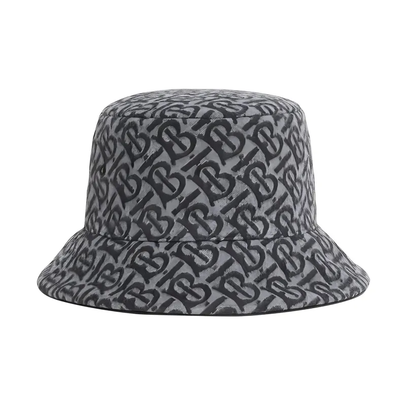 Burberry Bucket Hat Unisex Gray-1