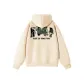 [Fleece-Lined]Light Beige (B Pine Crane Welcoming Joy Chest Logo_b Large Pine Crane Welcoming Joy Back Logo)
