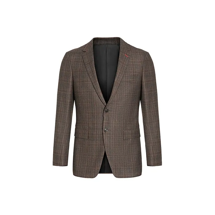 LIU·JO UOMO Business Suits Men Coffee Plaid-0