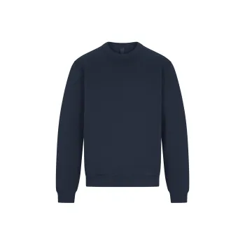 SKIMS SS25 FLEECE LOUNGE MENS CLASSIC CREWNECK Sweatshirt Men's NAVY/Marine Blue