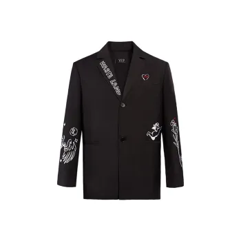 YLDP Business Suits Unisex Black