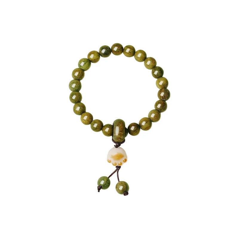 JIUHUASHAN Green Sandalwood Bracelets Unisex-0