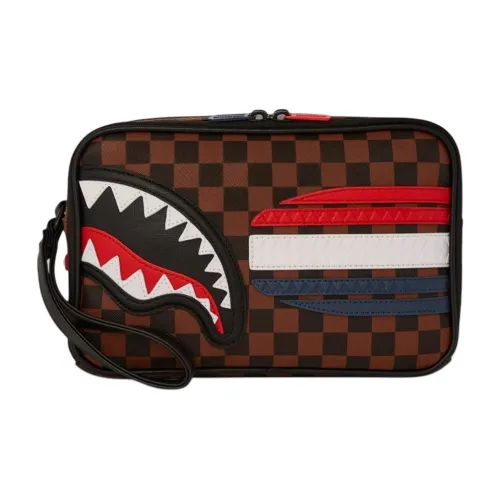 SPRAYGROUND PVC Makeup bag BIG Men's Brown