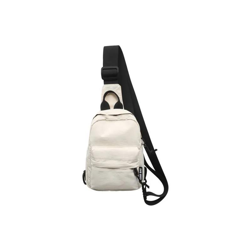 GOBLIN SHARKS 1759 Nylon Backpack, Sling Bag Regular Unisex White/Black/Blue/Green/Khaki-0