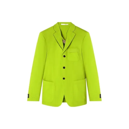 VERSACE Business Suits Men Neon Green