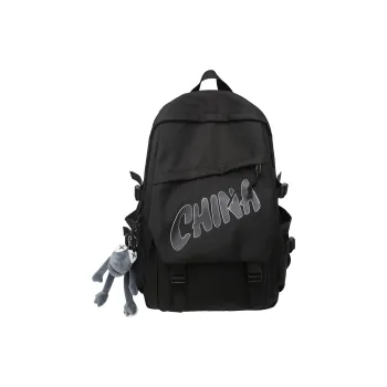 OUZIHUANG Nylon Backpack Unisex Black/Blue/Gray/Red/White