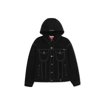 GUESS Denim Jacket Unisex Black