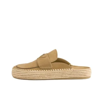PRADA Closed Toe Slippers Women's Brown