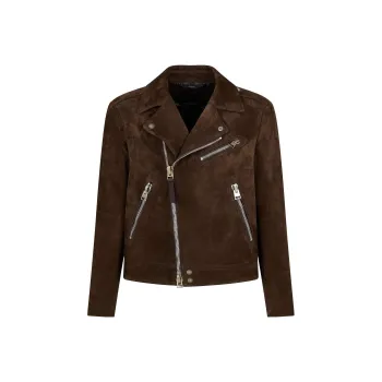 TOM FORD Off-Center Zipped Biker Jacket
