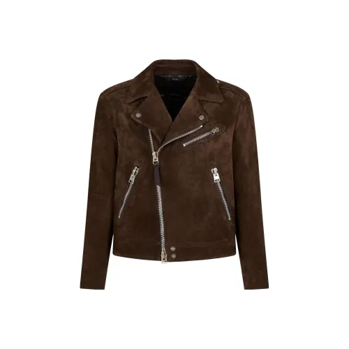 TOM FORD Off-Center Zipped Biker Jacket
