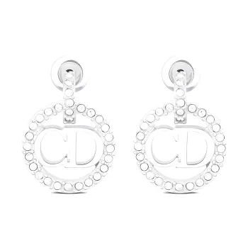 DIOR Earrings Women's Silver