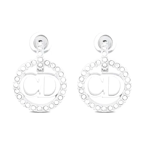 DIOR Earrings Women's Silver
