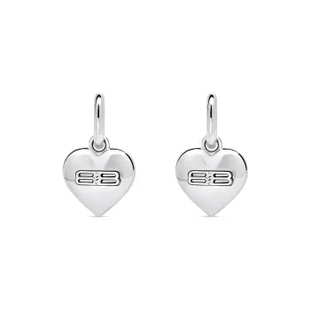 Balenciaga Bb Heart Earrings