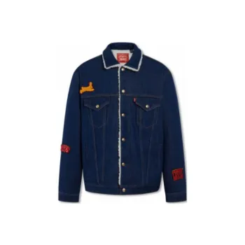 Levis Denim Jackets Unisex Blue