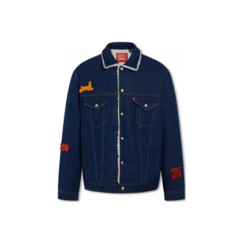 Levis Denim Jackets Unisex Blue