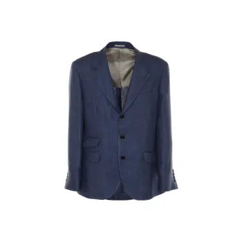 Brunello Cucinelli Business Suits Men Blue