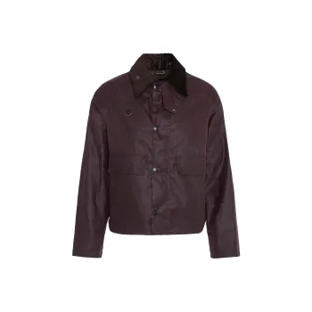 BARBOUR FW24 Jackets Coats Men's Bordeaux Red