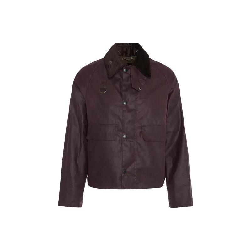 BARBOUR FW24 Jackets Coats Men's Bordeaux Red-0