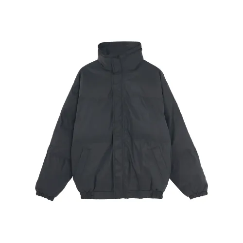 Marine Serre floral-print quilted jacket Puffer Jacket Light Version Unisex Black