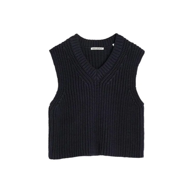 OUR LEGACY Chunky Ribbed knit Vest-0