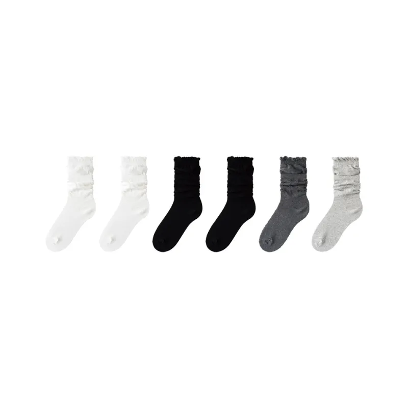 YUZHAOLIN Mid Calf Socks Women's Combo Set-21