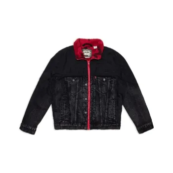 Levi's Denim Jacket Men's Pitch Black Gray