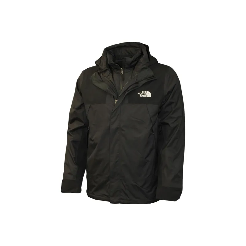 THE NORTH FACE Bandon Triclimate Outdoor Hiking Waterproof And Breathable Windbreaker Jacket Men's Black-0