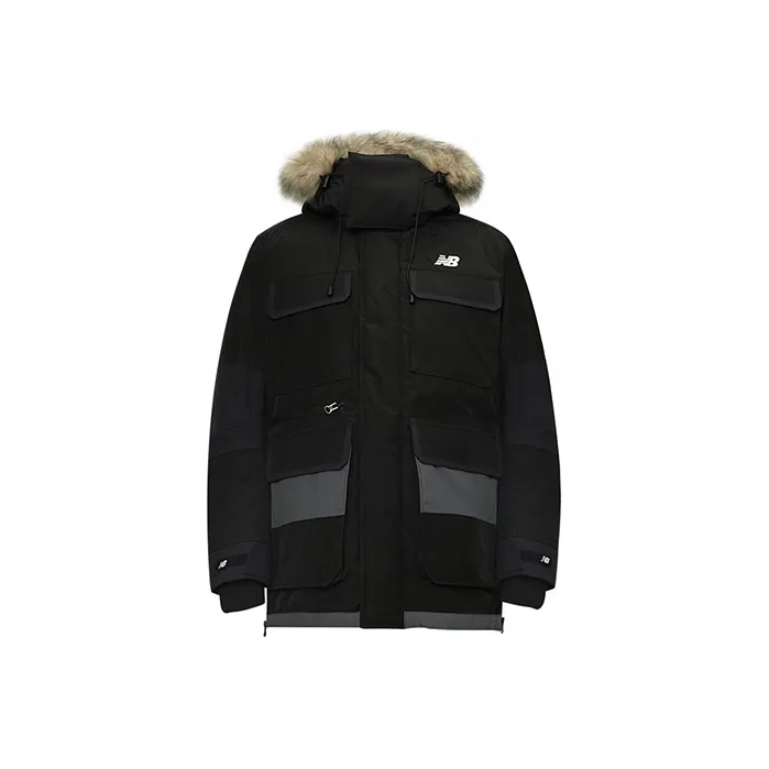 New Balance Down Jacket Winter Unisex Black-0
