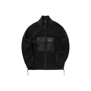 C.P.Company Panneled Stretch fleece Sweatshirt