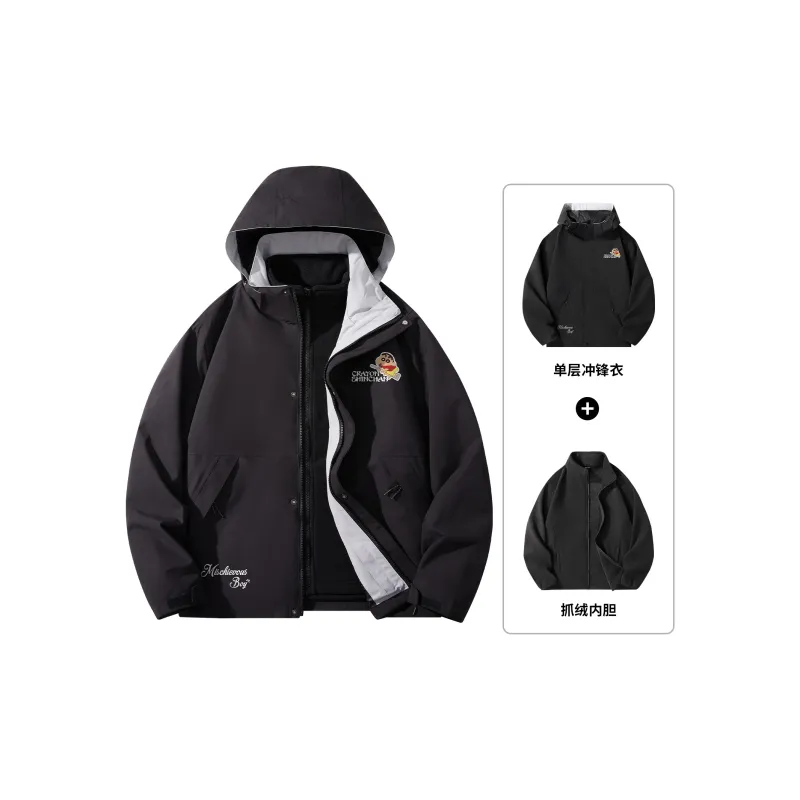 Crayon Shinchan Windbreaker Jackets Unisex-0