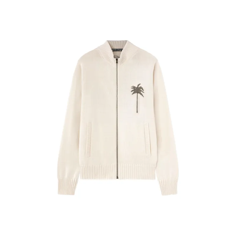 PALM ANGELS Knit palm Zip up Cardigan-0
