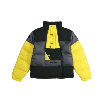 THE NORTH FACE Down Jackets Men Black Gray Yellow