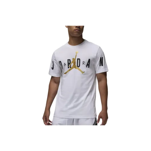 Jordan Air T Shirt Men's White/Metallic One-of-One/Black