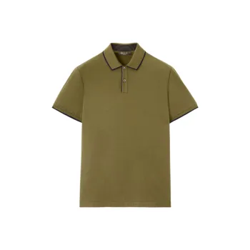 Loro Piana SS25 Polo Shirt Men's Dark Green