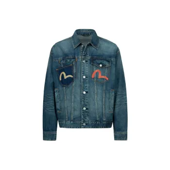 EVISU Seagull print Denim Jacket