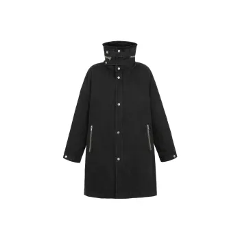 UNDERWATER Puffer Jacket Unisex Dusty Black