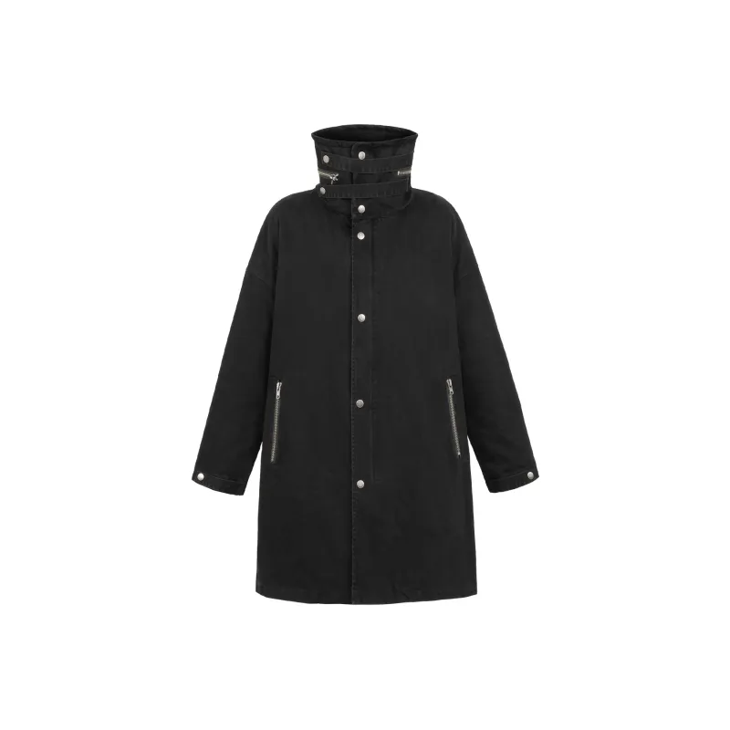 UNDERWATER Puffer Jacket Unisex Dusty Black-0