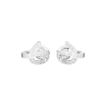 Swarovski Fluenta Earrings Women's Silver
