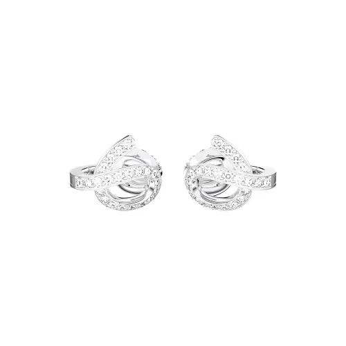 Swarovski Fluenta Earrings Women's Silver