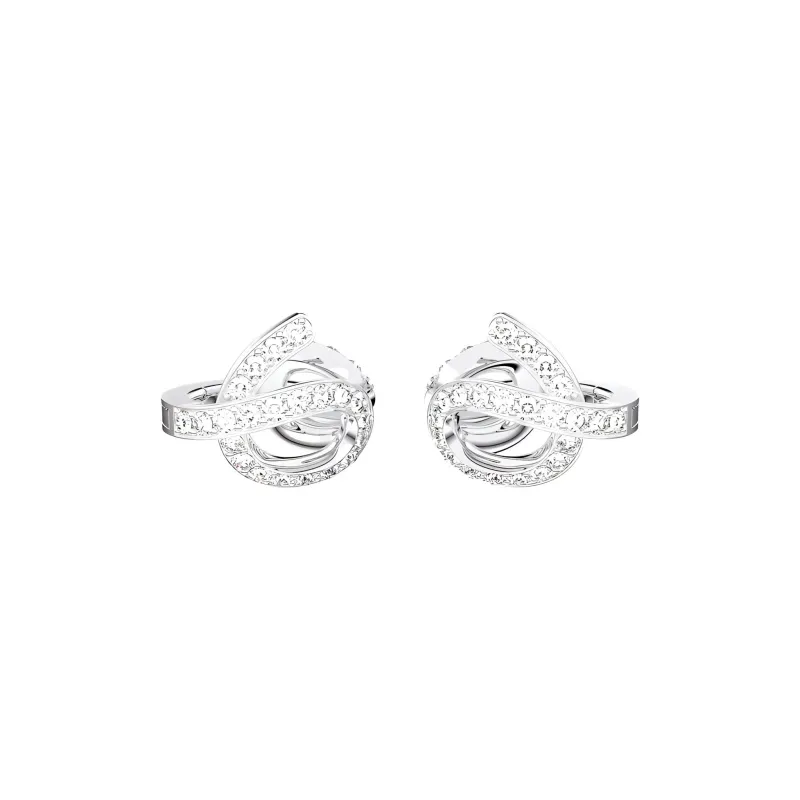 Swarovski Fluenta Earrings Women's Silver-0