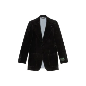 GUCCI Velvet Single breasted Blazer