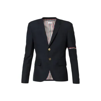THOM BROWNE Business Suits Men Navy Blue