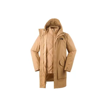 THE NORTH FACE City Outdoor Collection Waterproof And Windproof To Keep Warm Windbreaker Jacket Men's Khaki