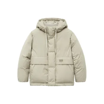 Marithe Francois Girbaud FW24 Down Jacket Unisex Light Beige