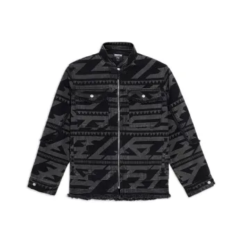 LiNing Badfive Denim Jacket Men's Black