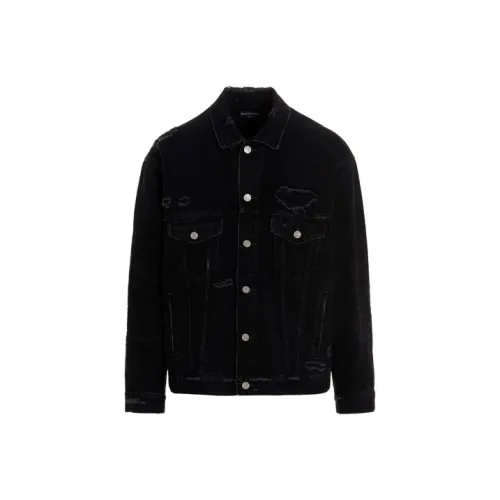 Balenciaga Denim Jacket Men's Black