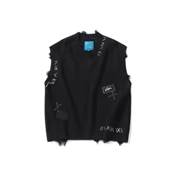 Guuka Vests Unisex Black