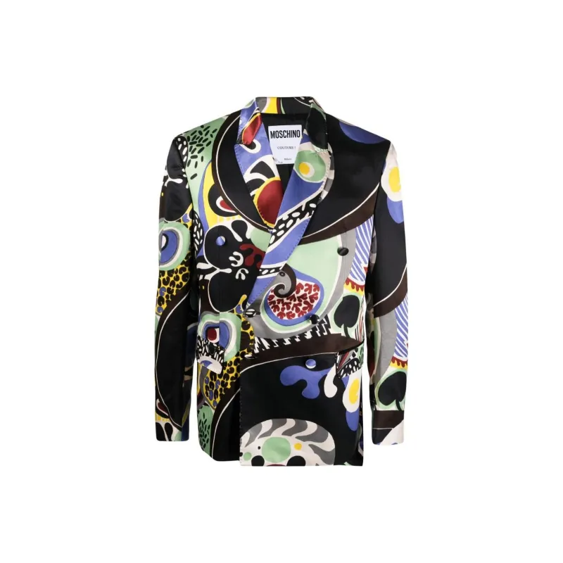 MOSCHINO Business Suits Men Black-0